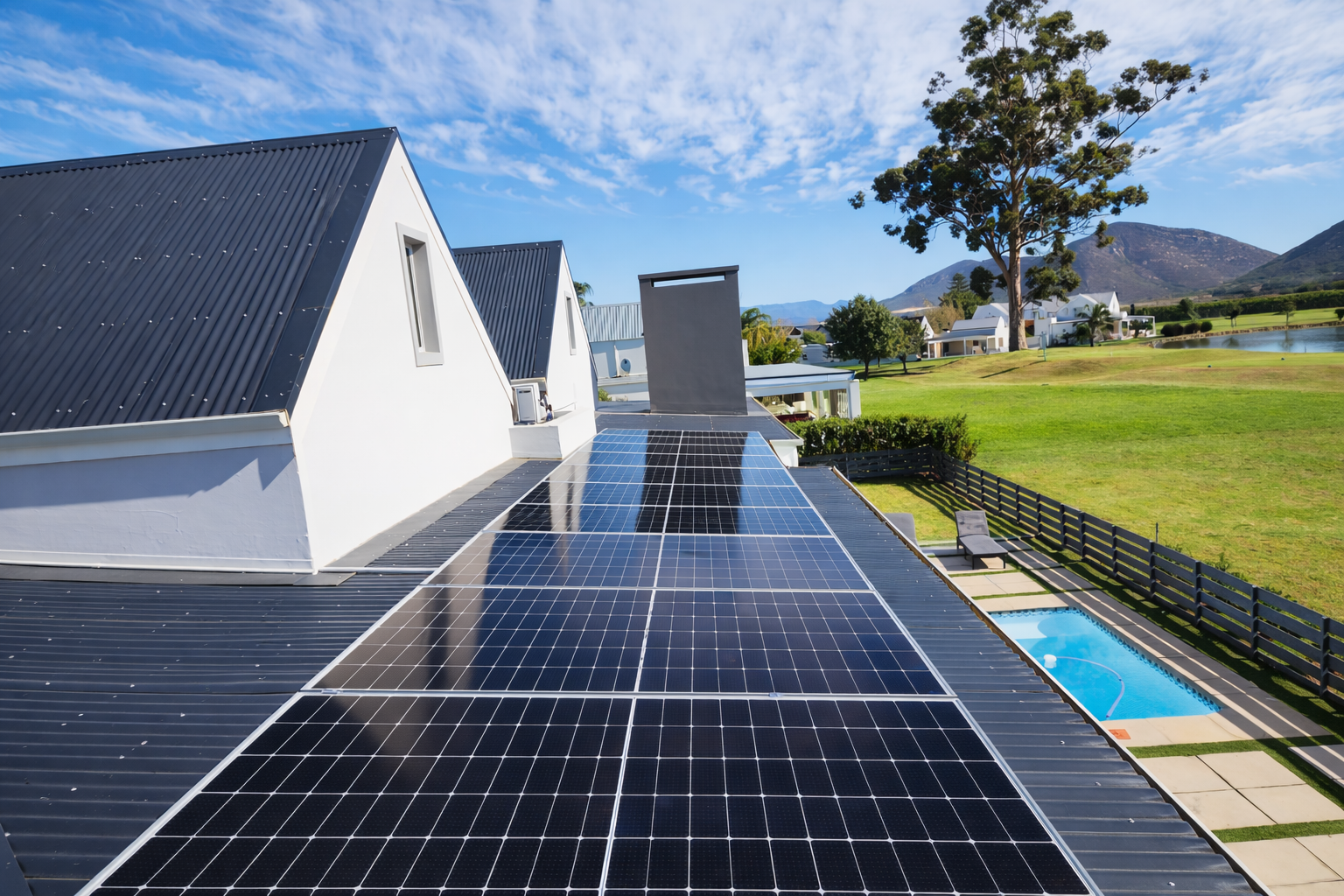 Solar installation with 610 KV stat